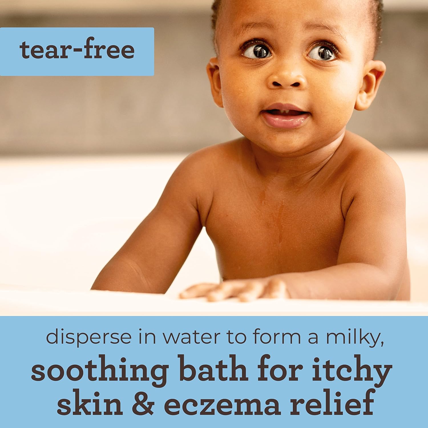 Aveeno Baby Eczema Therapy Soothing Bath Treatment for Relief of Dry, Itchy & Irritated Skin,Made with Natural Colloidal Oatmeal, Fragrance-Paraben-, Steroid- & Tear-Free, 10 ct ( Packaging May Vary ) - Image 6
